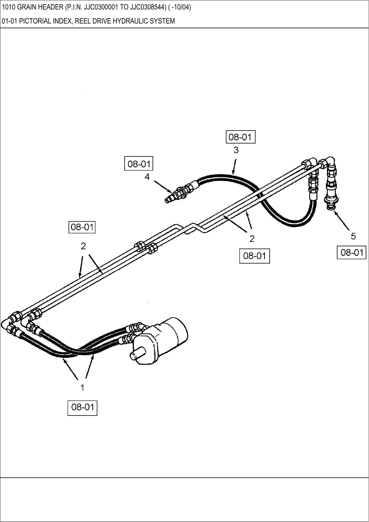 1010 GRAIN HEADER PARTS